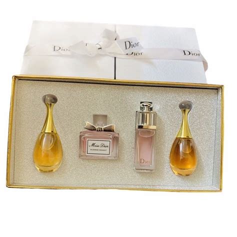 dior perfume set of 4|dior perfume miniatures gift sets.